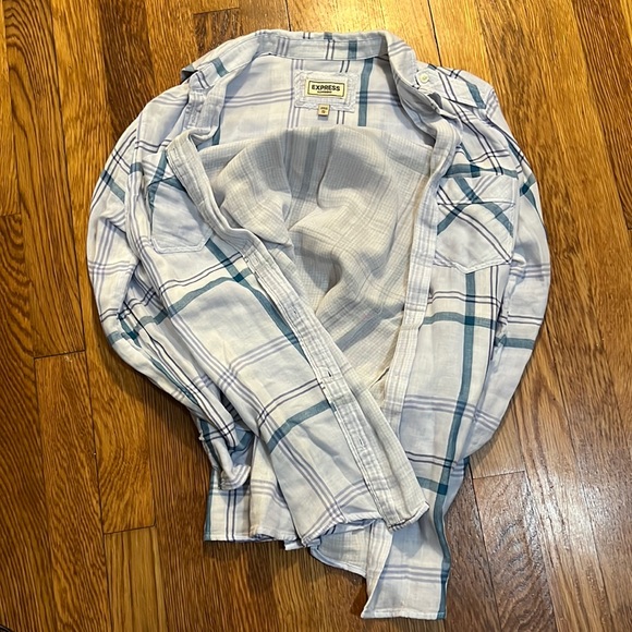 Express Tops - Express plaid button down